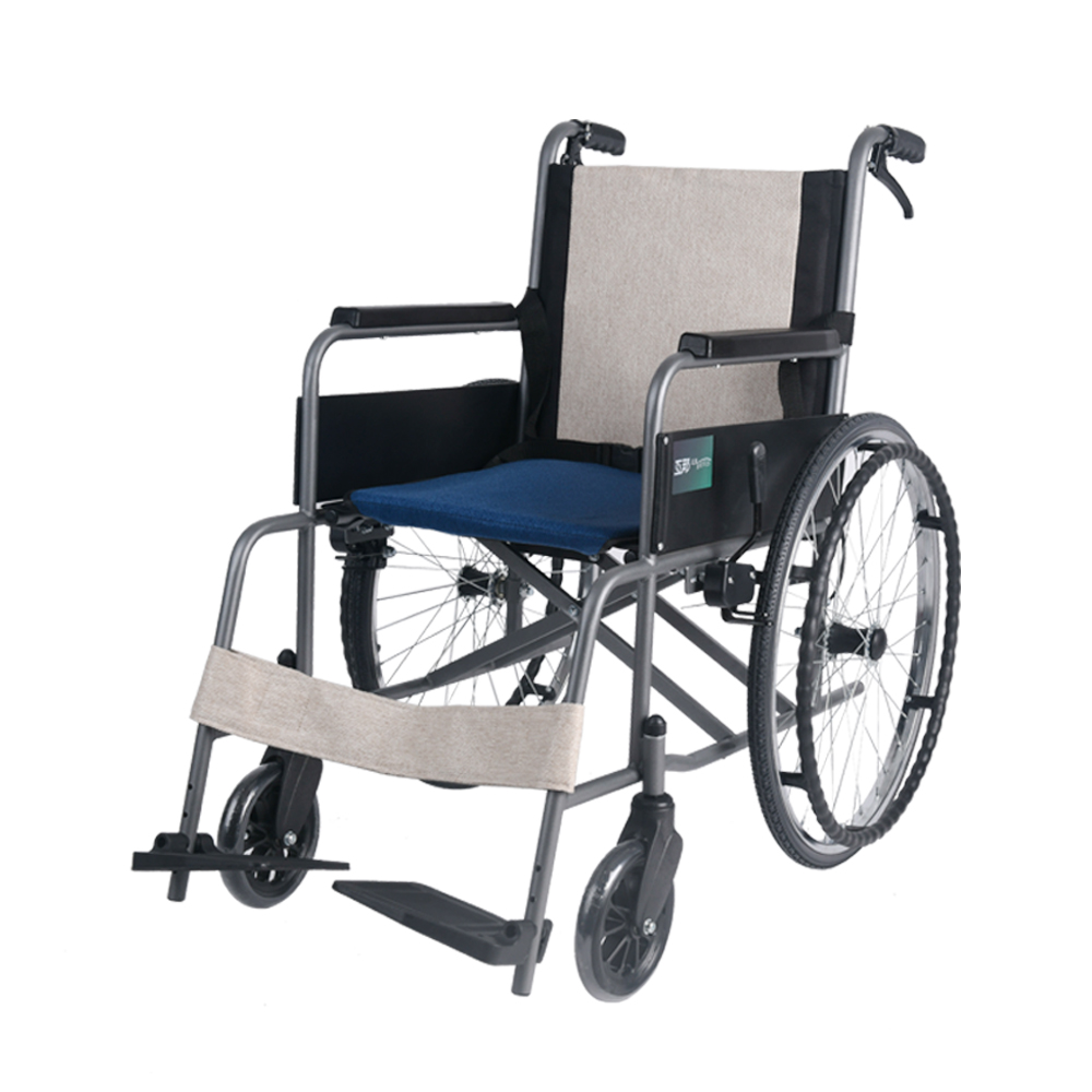 互邦手動輪椅HBLG32鋼管實心輪胎